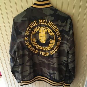 Camo true religion jacket